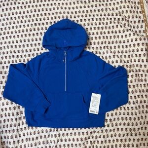 lululemon athletica Blue Half-Zip Hoodie